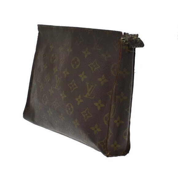 LOUIS VUITTON Poche Toilette 26 Clutch Pouch Bag Monogram Leather M47542 08KB051 - Picture 2 of 14